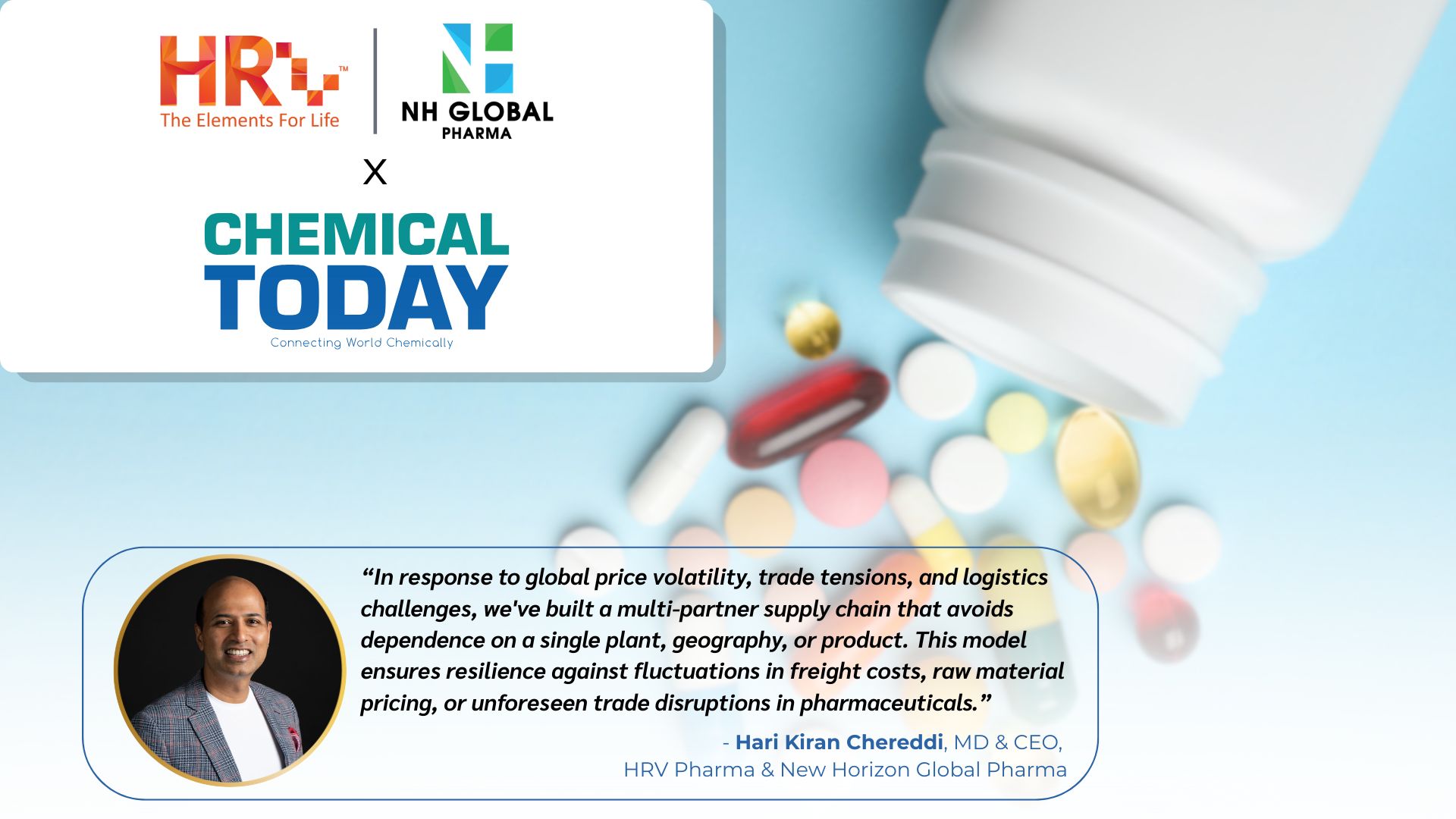 Building Resilient Pharmaceutical Supply Chains in an Era of Disruption