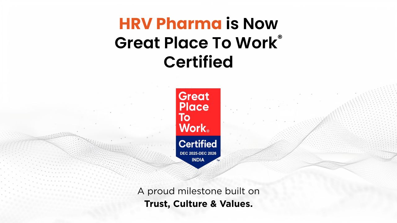 HRV Pharma Earns Great Place To Work® Certification for 2025–2026