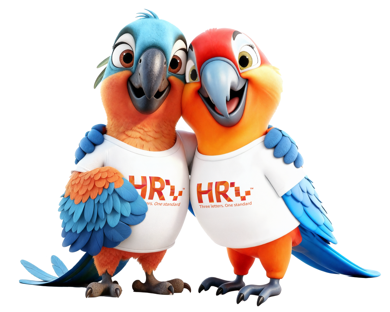 Max and Luna, HRV Pharma's Macaws